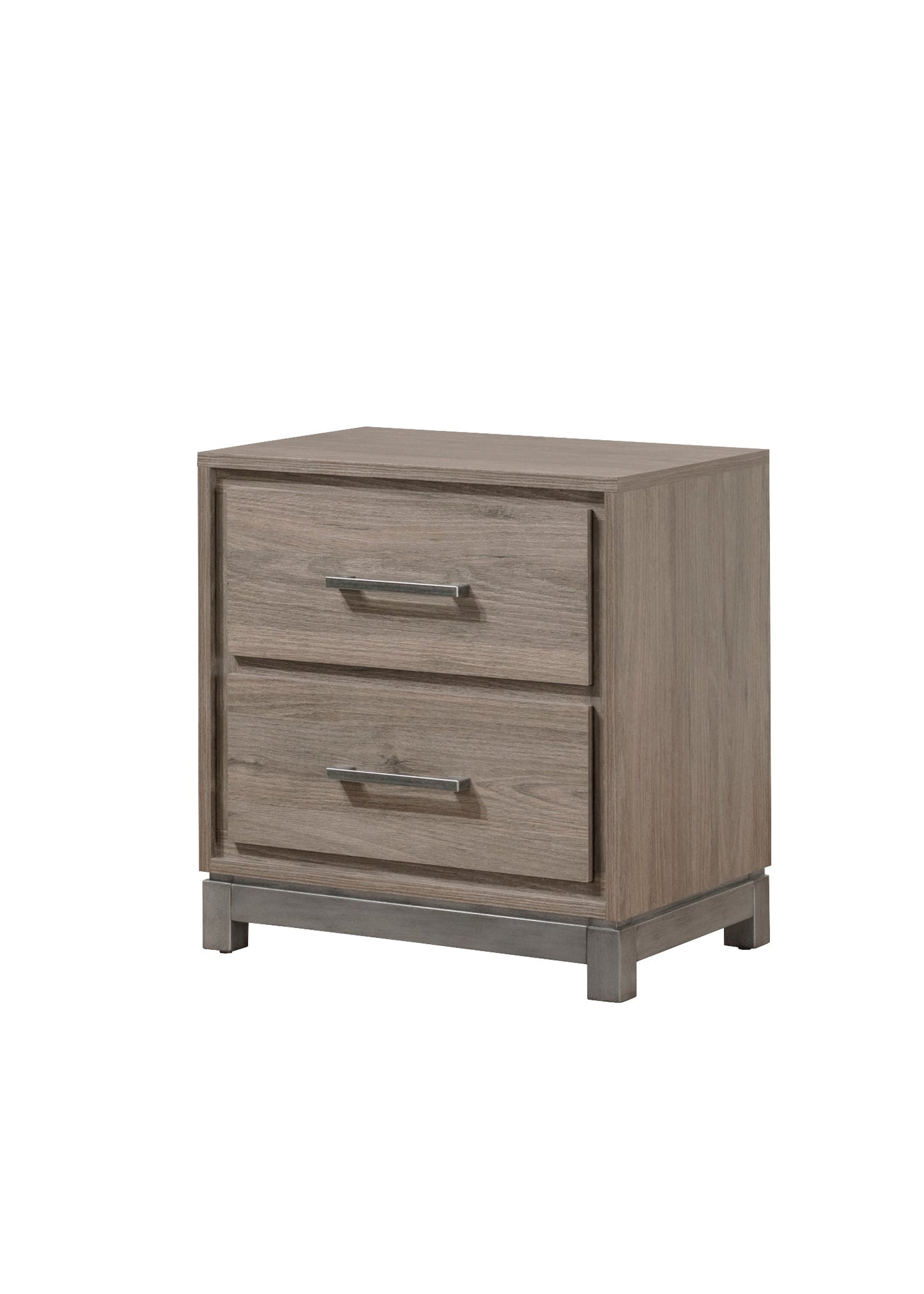 River Brown Panel Bedroom Set - SET | B3150-Q-HBFB | B3150-KQ-RAIL | B3150-2 | B3150-4 - Luna Furniture - Dallas Store