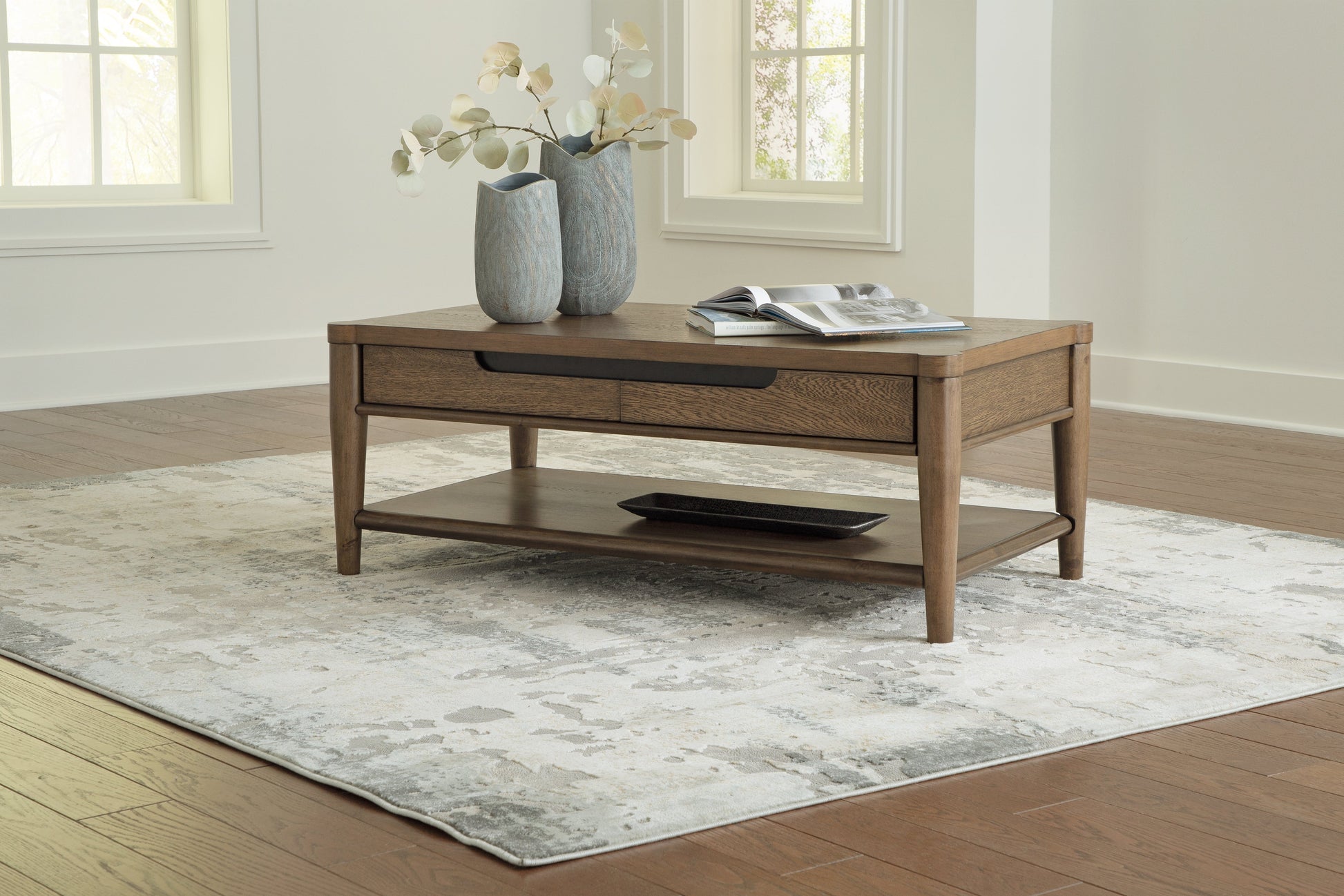 Roanhowe Brown Coffee Table - T769-1 - Luna Furniture - Dallas Store