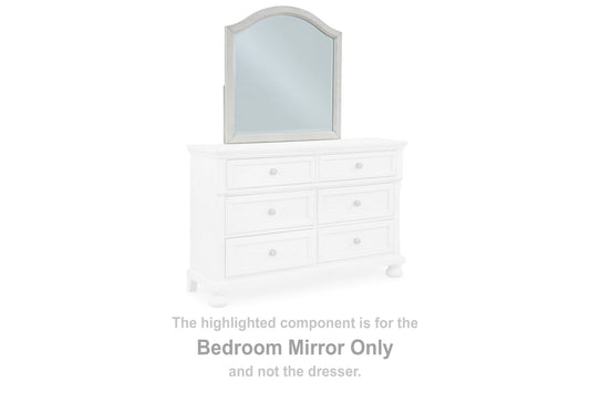 Robbinsdale Antique White Bedroom Mirror (Mirror Only) - B742-26 - Luna Furniture - Dallas Store