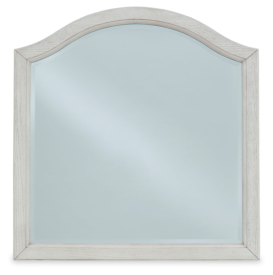 Robbinsdale Antique White Bedroom Mirror (Mirror Only) - B742-26 - Luna Furniture - Dallas Store