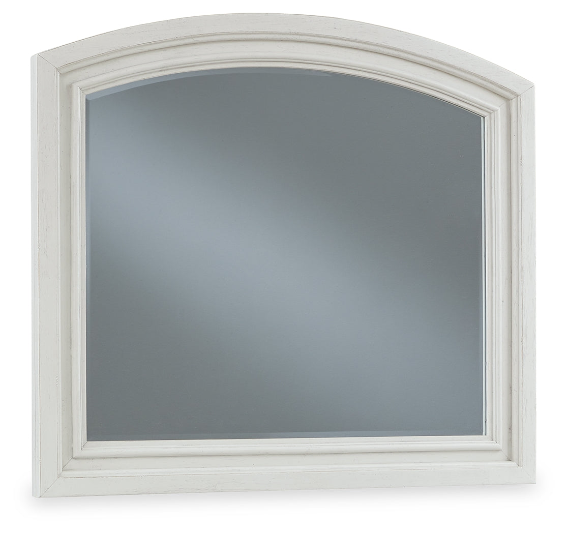 Robbinsdale Antique White Bedroom Mirror (Mirror Only) - B742-36 - Luna Furniture - Dallas Store