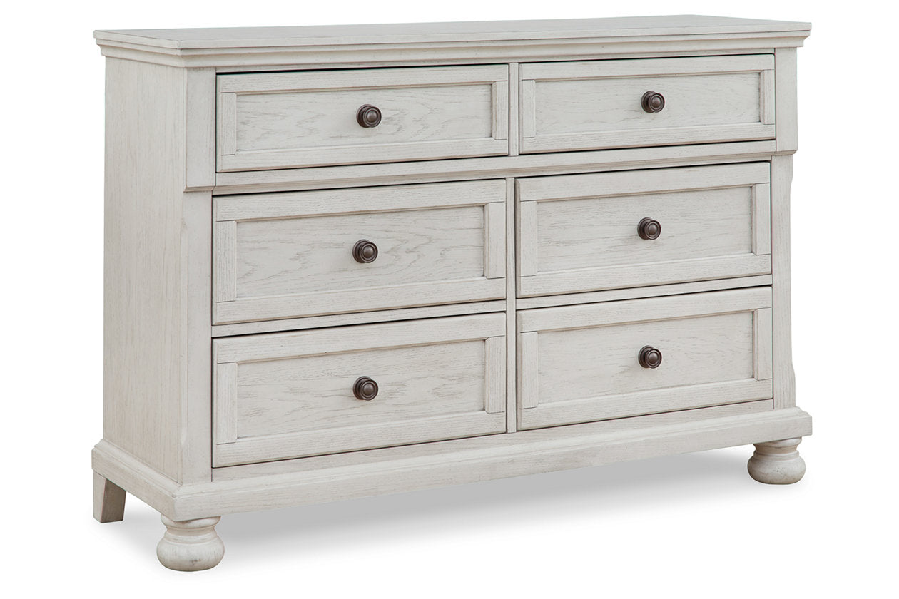 Robbinsdale Antique White Dresser - B742-21 - Luna Furniture - Dallas Store