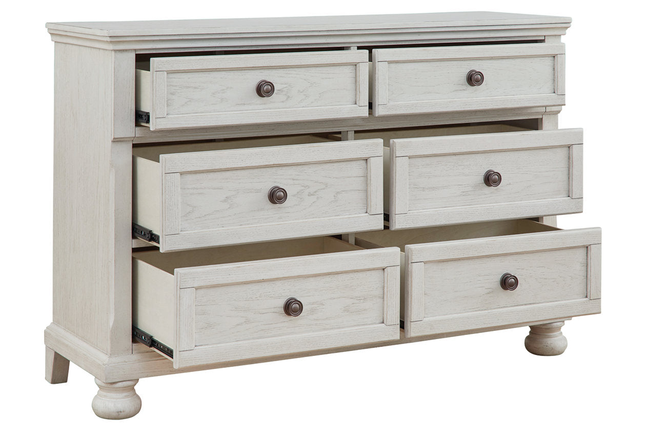 Robbinsdale Antique White Dresser - B742-21 - Luna Furniture - Dallas Store