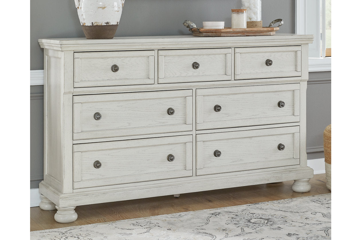 Robbinsdale Antique White Dresser - B742-31 - Luna Furniture - Dallas Store