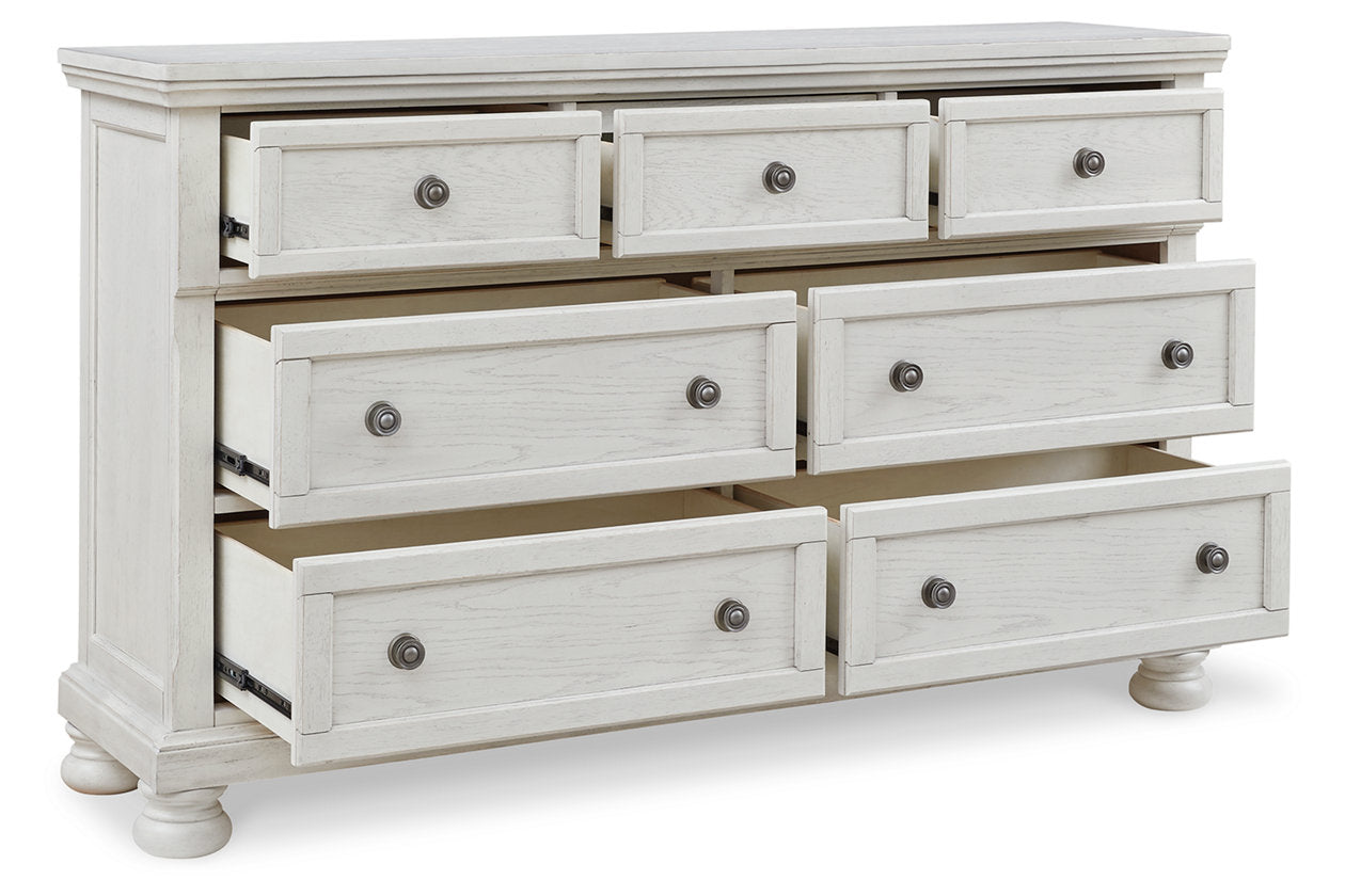 Robbinsdale Antique White Dresser - B742-31 - Luna Furniture - Dallas Store