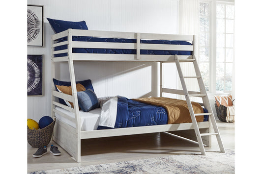 Robbinsdale Antique White Twin over Full Bunk Bed - SET | B742-58P | B742-58R - Luna Furniture - Dallas Store