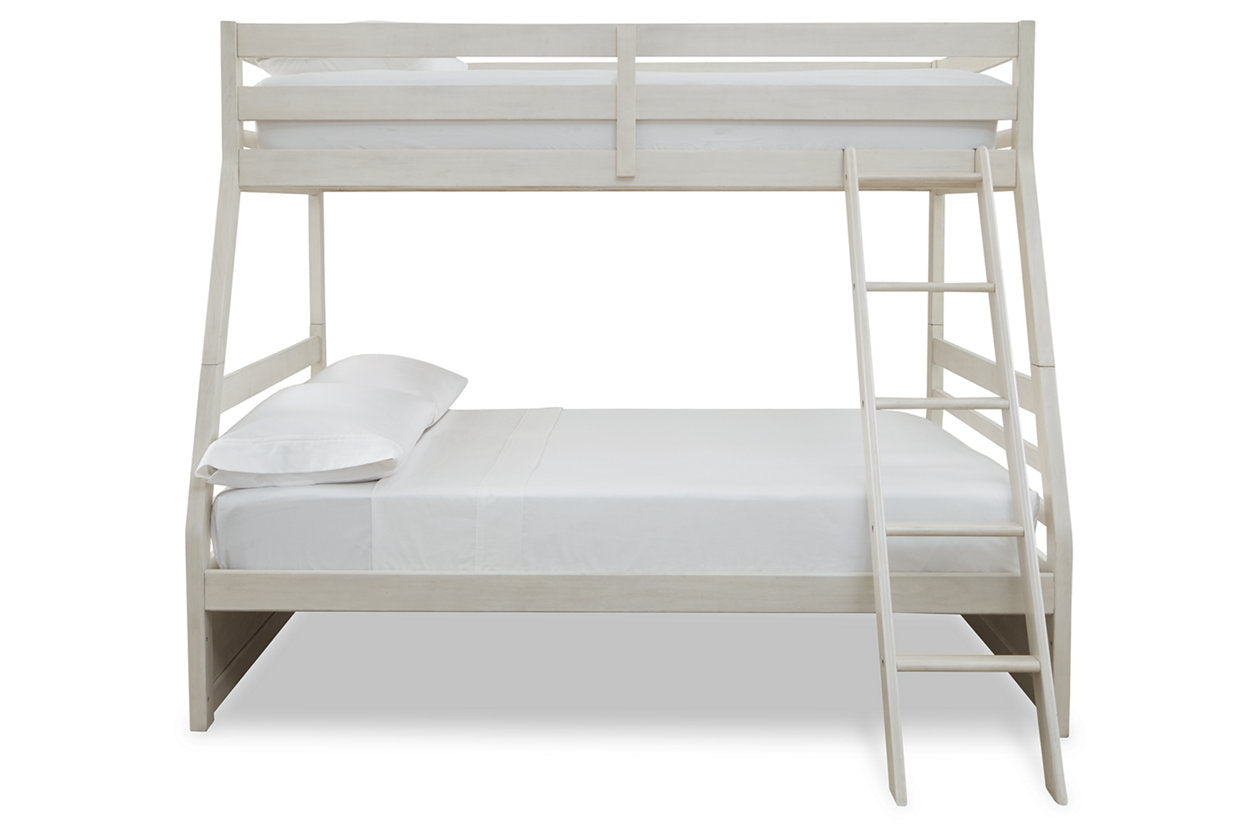 Robbinsdale Antique White Twin over Full Bunk Bed - SET | B742-58P | B742-58R - Luna Furniture - Dallas Store