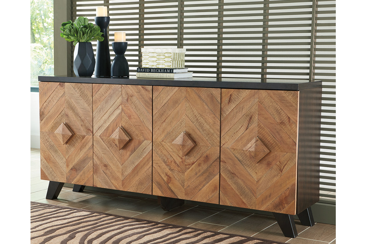 Robin Ridge Two-tone Brown Accent Cabinet - A4000031 - Luna Furniture - Dallas Store