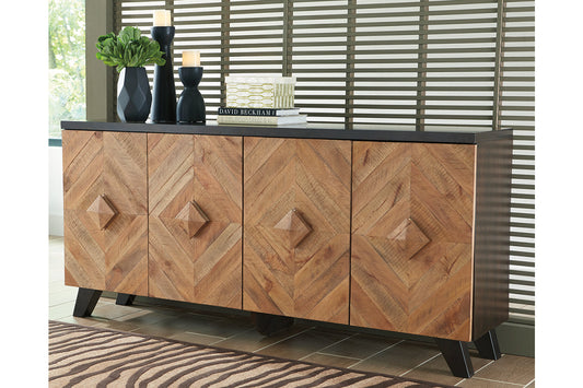 Robin Ridge Two-tone Brown Accent Cabinet - A4000031 - Luna Furniture - Dallas Store