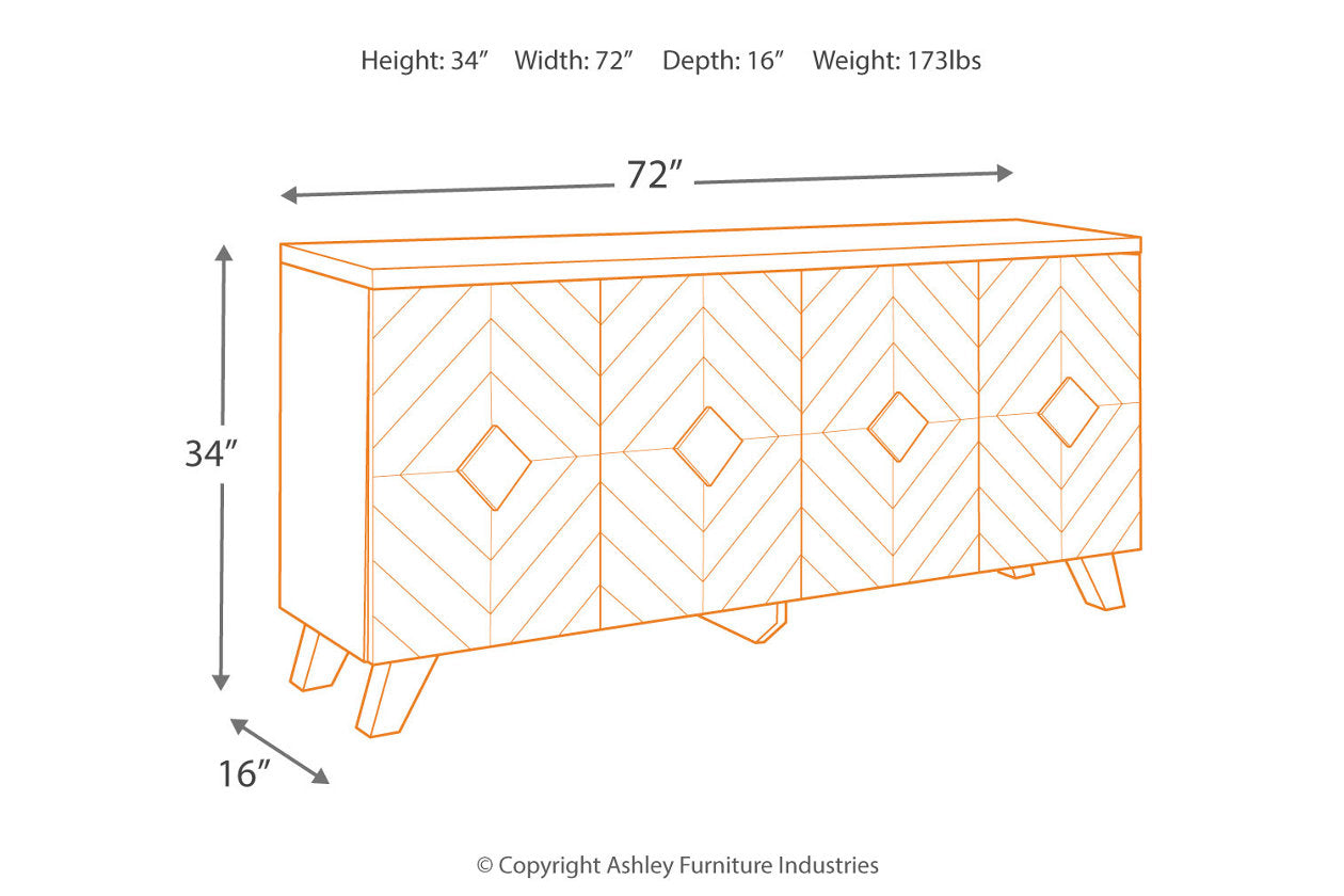 Robin Ridge Two-tone Brown Accent Cabinet - A4000031 - Luna Furniture - Dallas Store