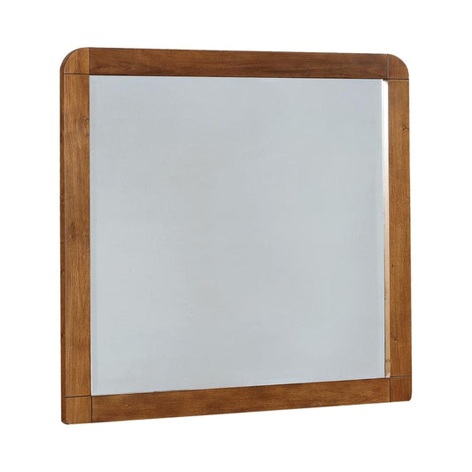 Robyn Dark Walnut Rectangular Mirror - 205134 - Luna Furniture - Dallas Store