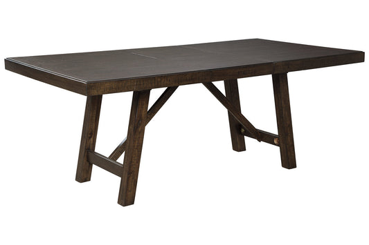 Rokane Brown Dining Extension Table - D397-35 - Luna Furniture - Dallas Store
