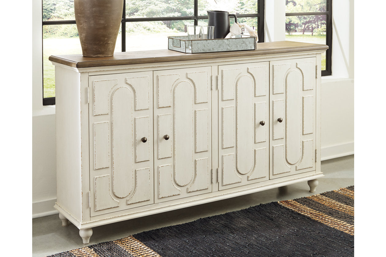 Roranville Antique White Accent Cabinet - A4000268 - Luna Furniture - Dallas Store