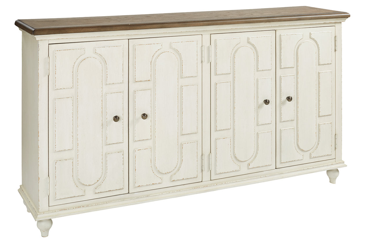 Roranville Antique White Accent Cabinet - A4000268 - Luna Furniture - Dallas Store