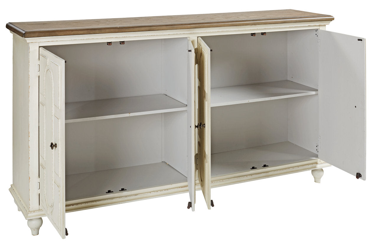 Roranville Antique White Accent Cabinet - A4000268 - Luna Furniture - Dallas Store