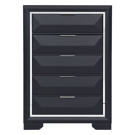 Rosemont Midnight Blue Chest - 1553-9 - Luna Furniture - Dallas Store