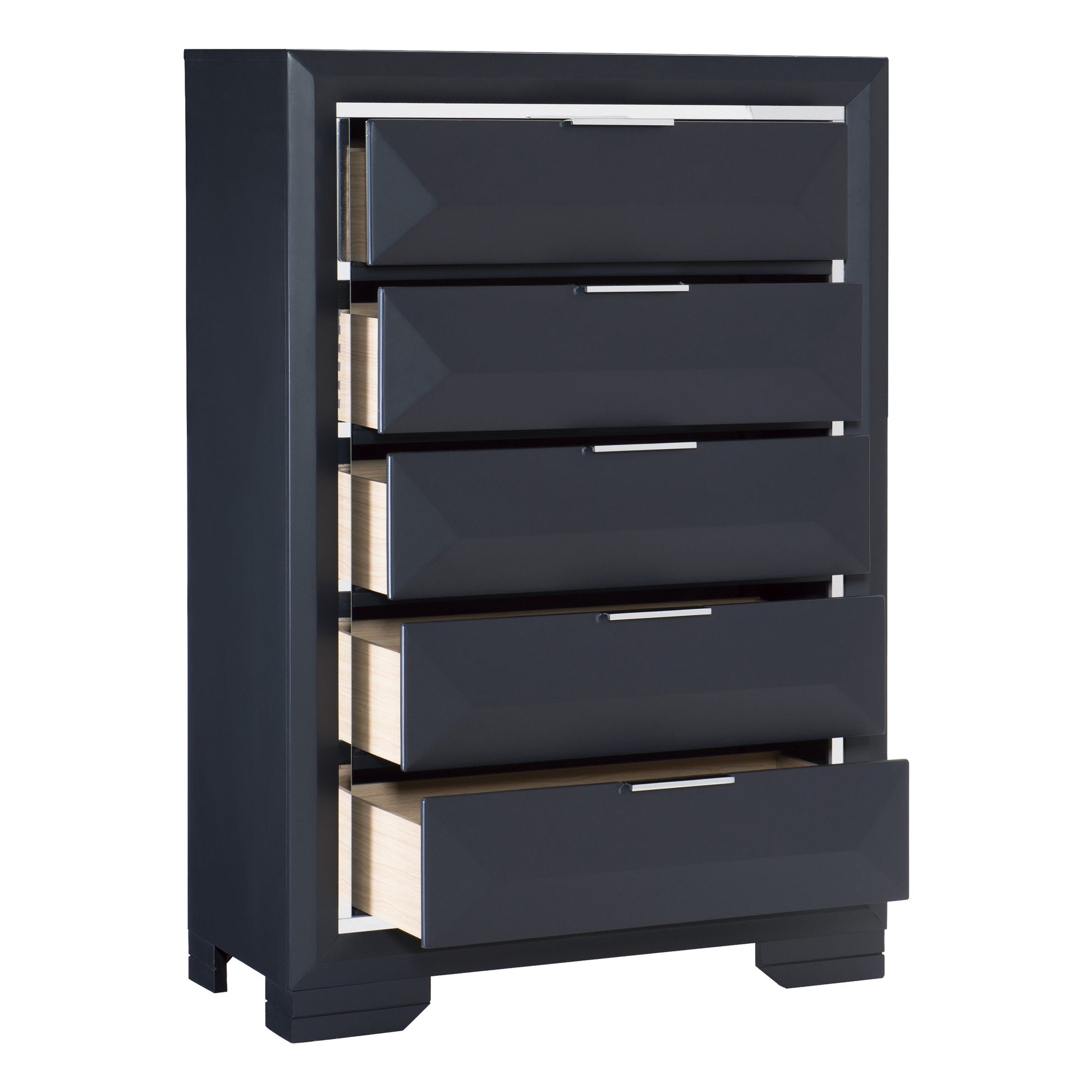 Rosemont Midnight Blue Chest - 1553-9 - Luna Furniture - Dallas Store