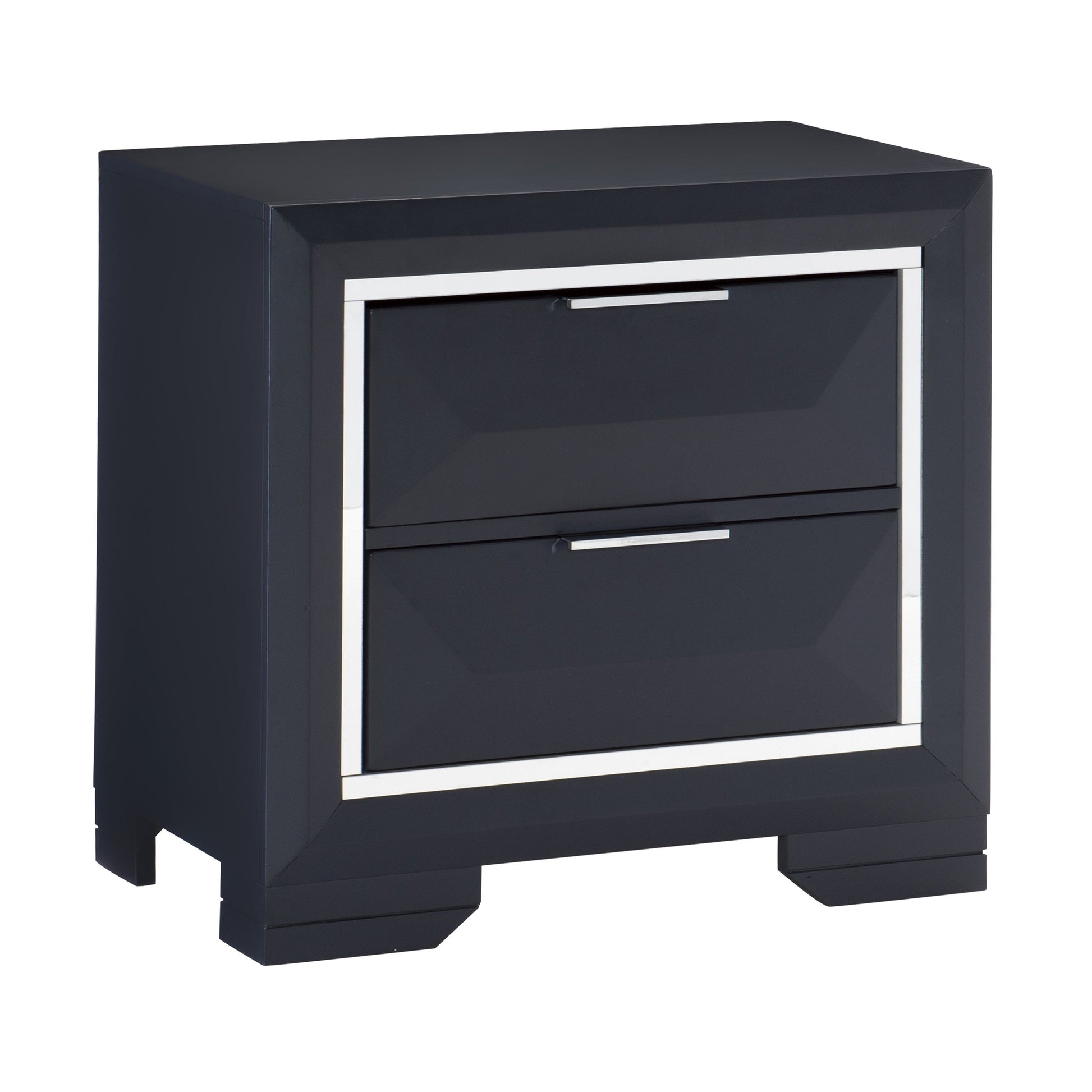 Rosemont Midnight Blue Night Stand - 1553-4 - Luna Furniture - Dallas Store