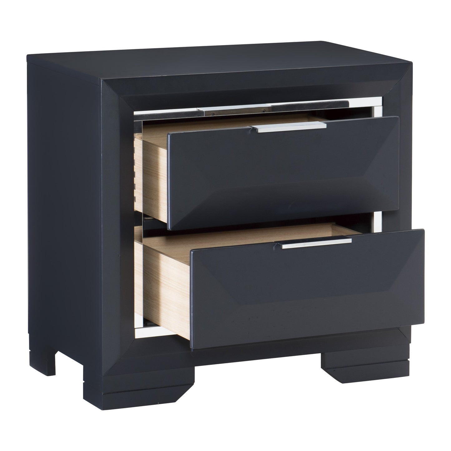 Rosemont Midnight Blue Night Stand - 1553-4 - Luna Furniture - Dallas Store