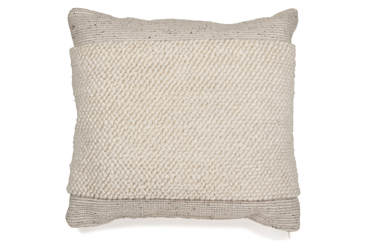 Rowcher Gray/White Pillow, Set of 4 - A1001004 - Luna Furniture - Dallas Store