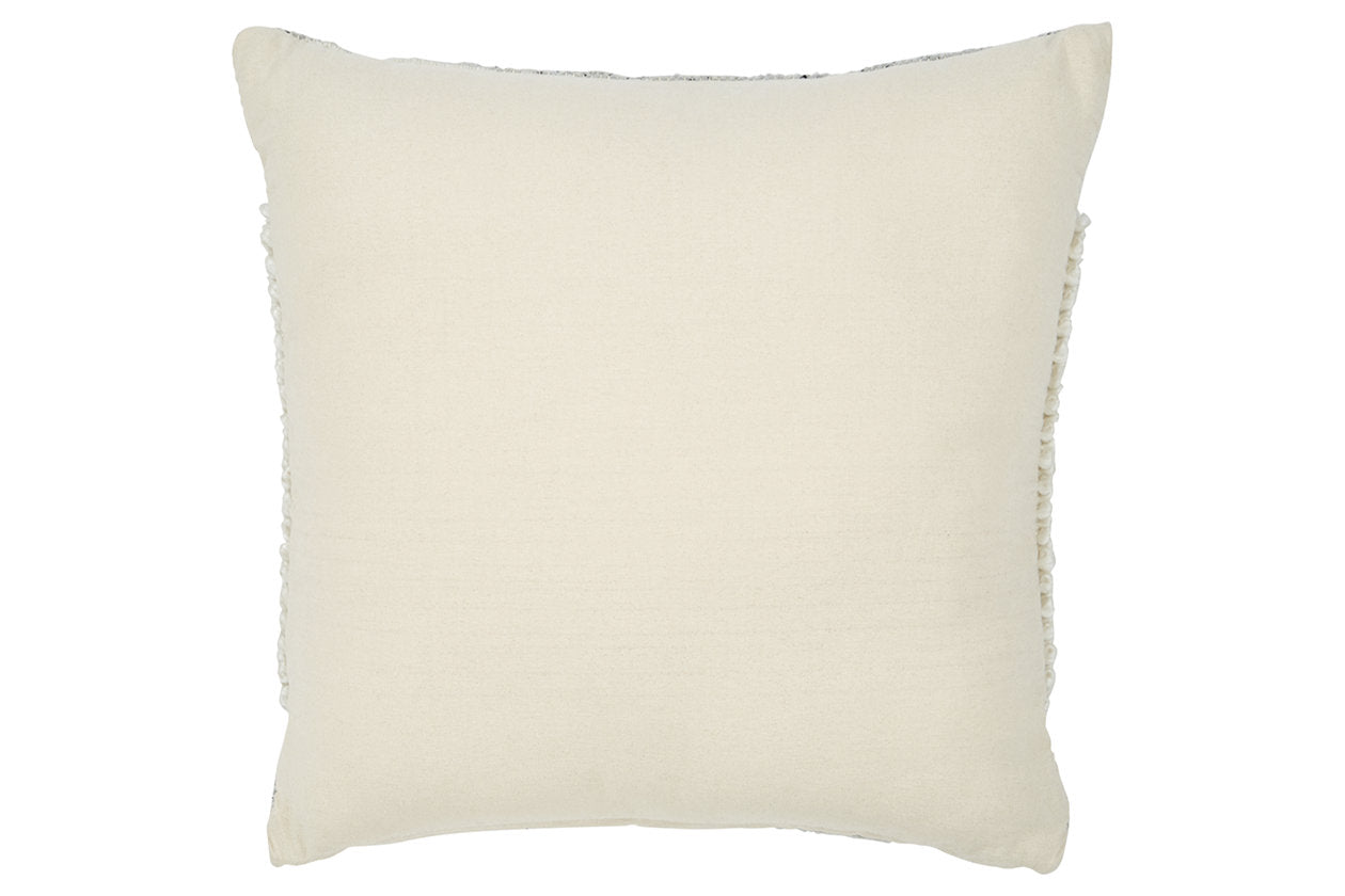 Rowcher Gray/White Pillow, Set of 4 - A1001004 - Luna Furniture - Dallas Store