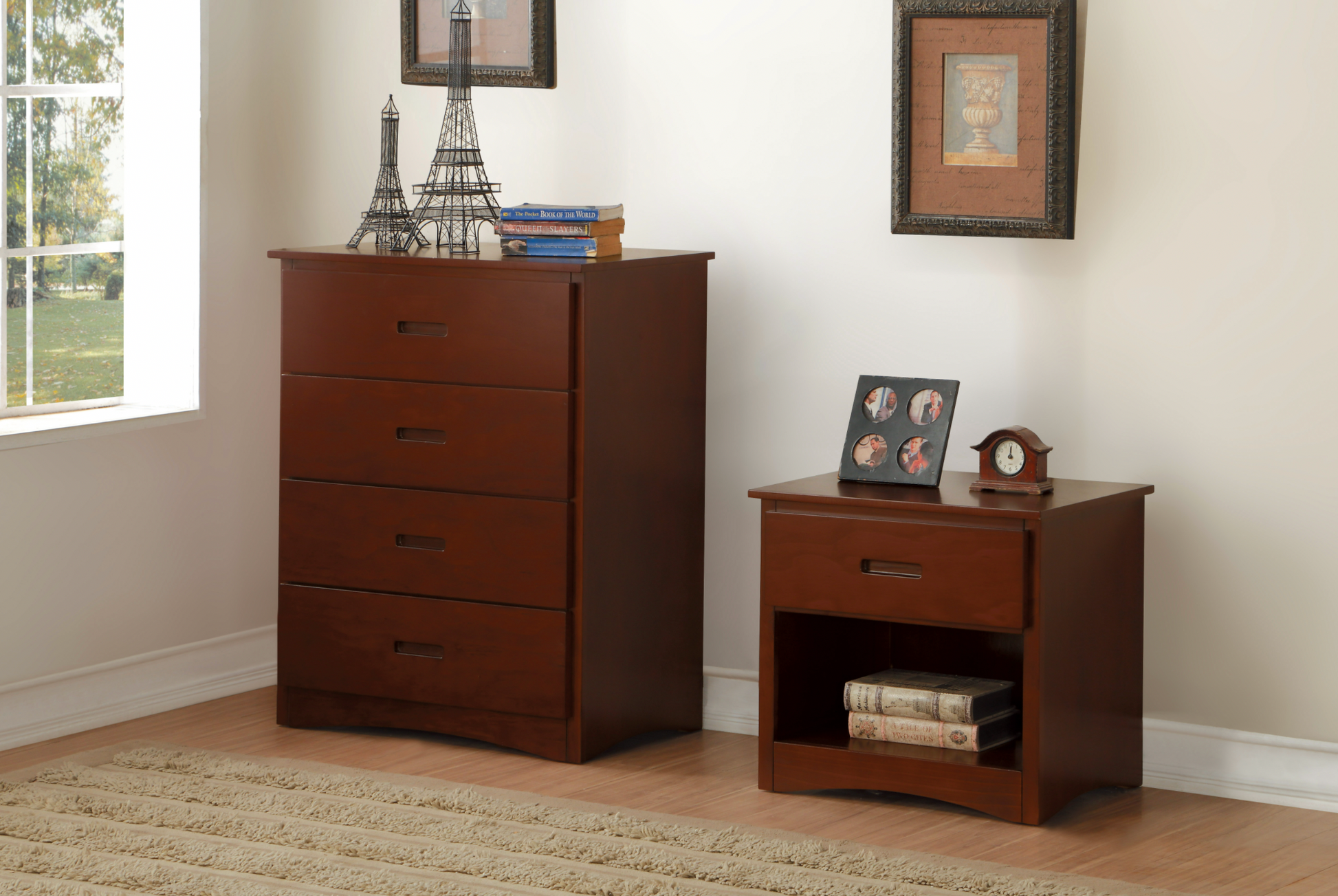 Rowe Dark Cherry Chest - B2013DC-9 - Luna Furniture - Dallas Store