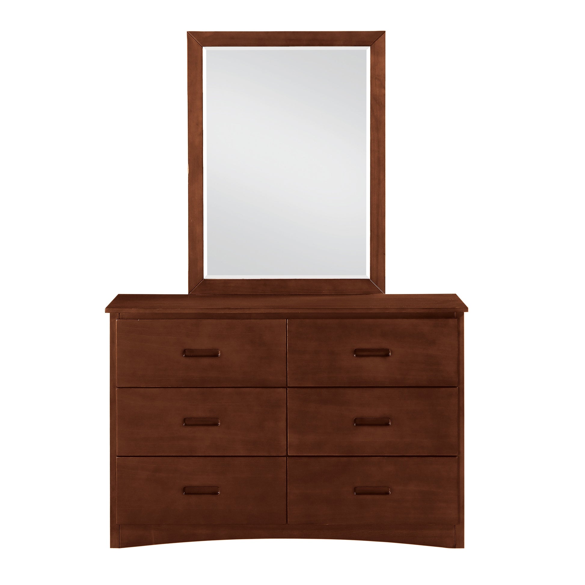 Rowe Dark Cherry Mirror (Mirror Only) - B2013DC-6 - Luna Furniture - Dallas Store