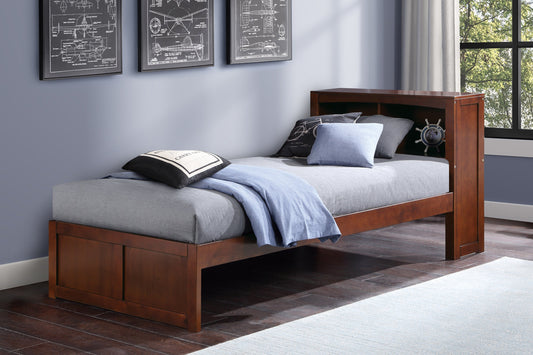 Rowe Dark Cherry Twin Bookcase Bed - SET | B2013BCDC-1 | B2013BCDC-2 - Luna Furniture - Dallas Store