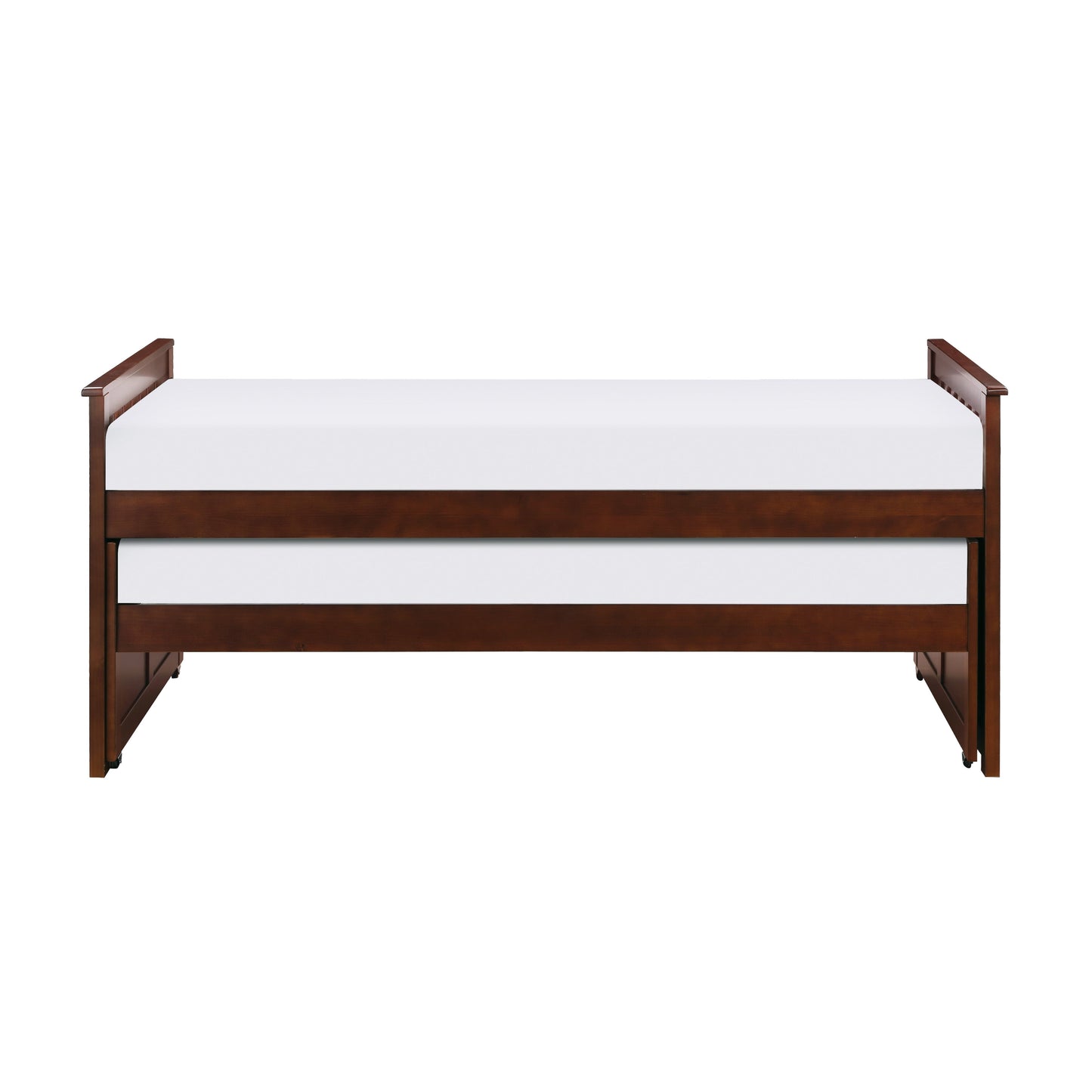 Rowe Dark Cherry Twin/Twin Bed - SET | B2013RTDC-1 | B2013RTDC-2 | B2013RTDC-SL - Luna Furniture - Dallas Store