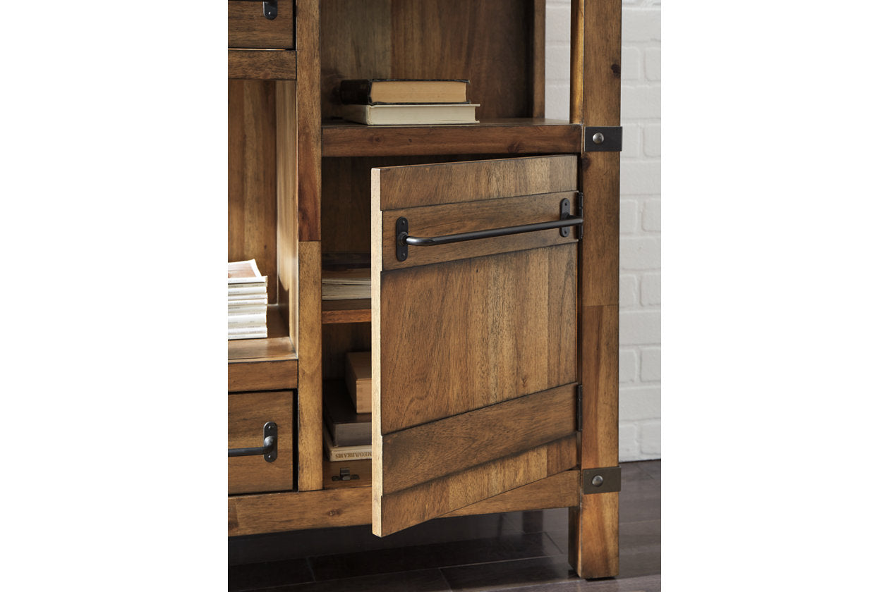 Roybeck Light Brown/Bronze Accent Cabinet - T411-40 - Luna Furniture - Dallas Store