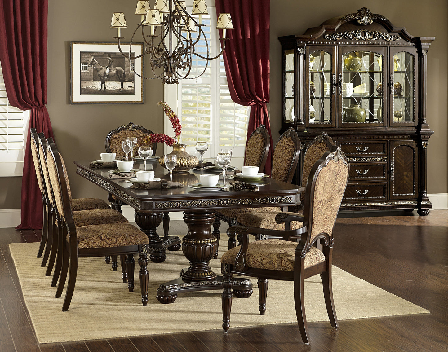 Russian Hill Warm Cherry Buffet - 1808-55 - Luna Furniture - Dallas Store
