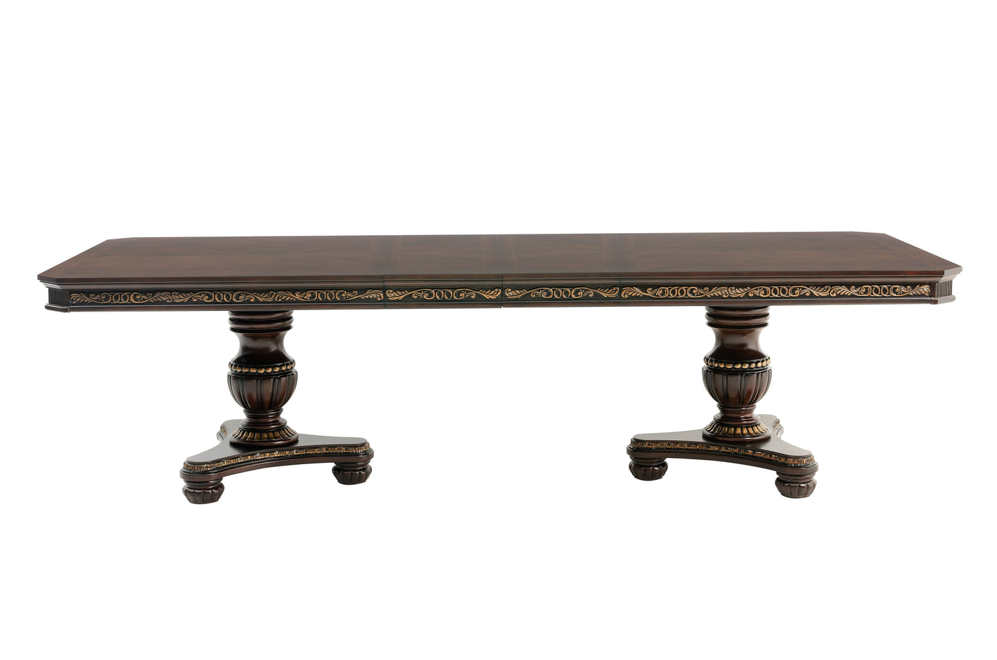Russian Hill Warm Cherry Extendable Dining Set - SET | 1808-112 | 1808-112B | 1808A | 1808S(2) - Luna Furniture - Dallas Store