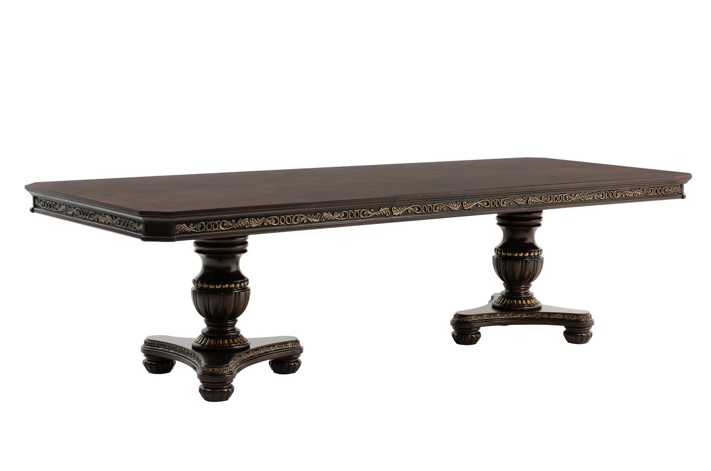 Russian Hill Warm Cherry Extendable Dining Set - SET | 1808-112 | 1808-112B | 1808A | 1808S(2) - Luna Furniture - Dallas Store