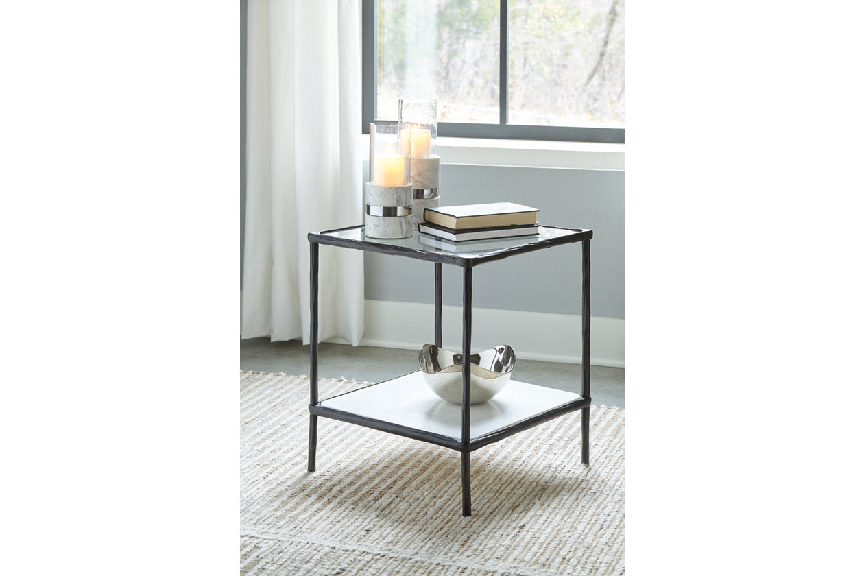 Ryandale Antique Black Accent Table - A4000462 - Luna Furniture - Dallas Store