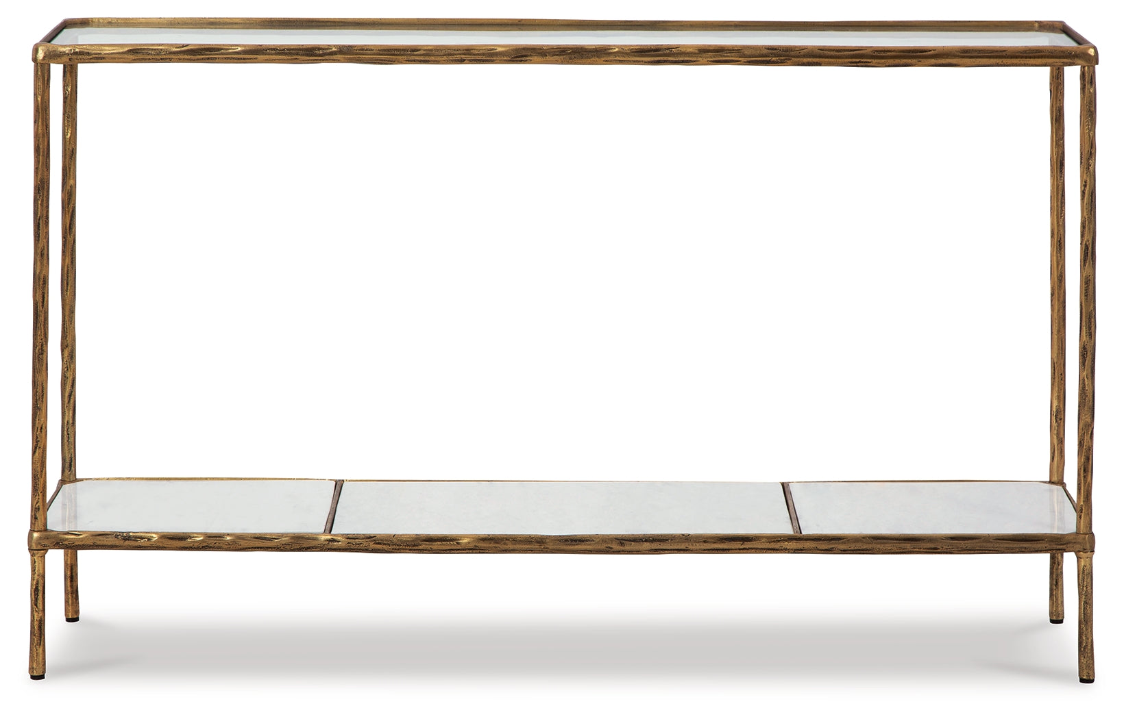 Ryandale Antique Brass Finish Console Sofa Table - A4000443 - Luna Furniture - Dallas Store