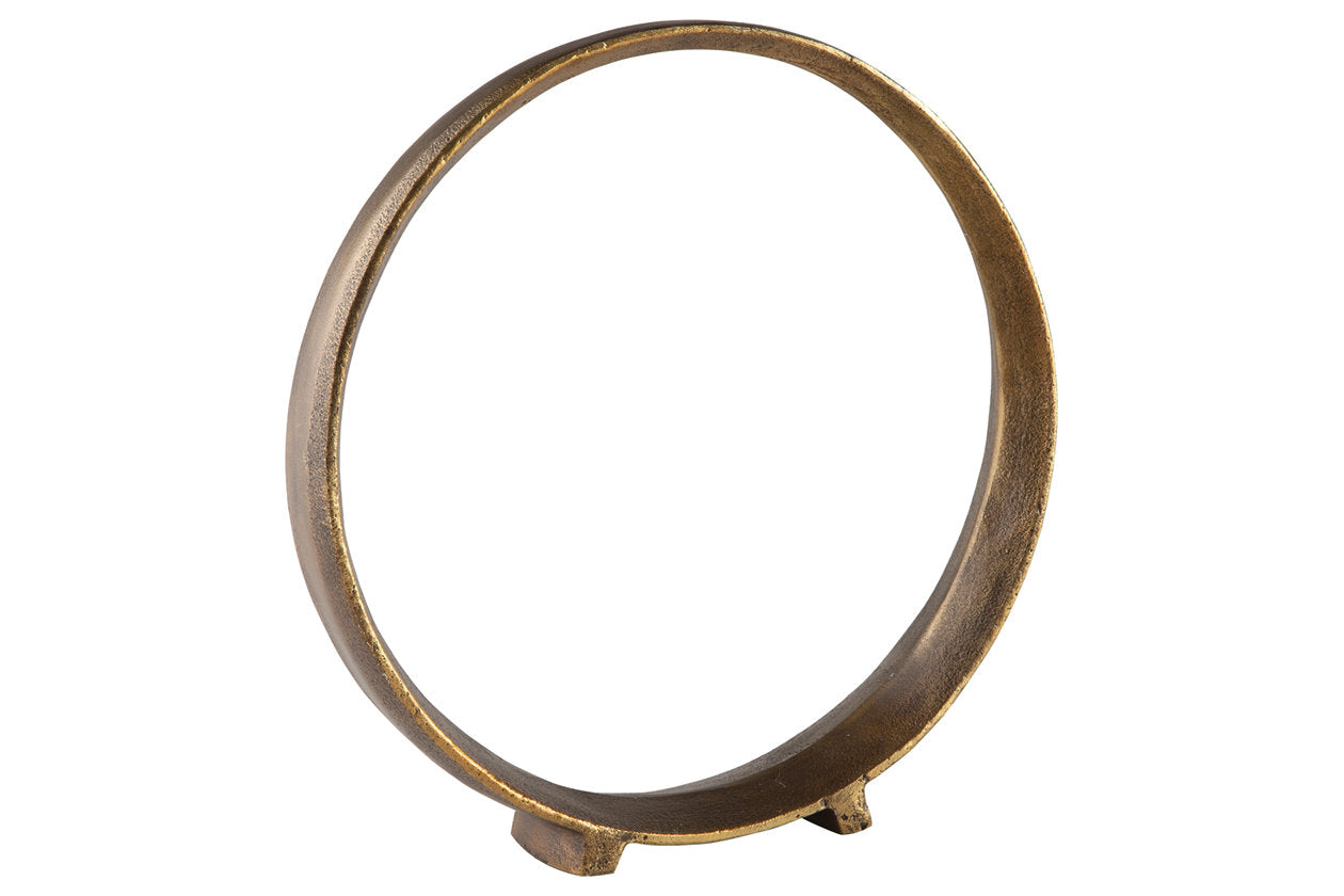Ryandale Antique Brass Finish Sculpture - A2000500S - Luna Furniture - Dallas Store