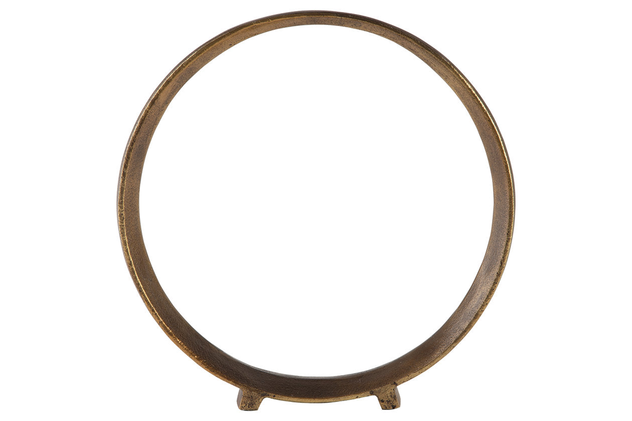 Ryandale Antique Brass Finish Sculpture - A2000500S - Luna Furniture - Dallas Store