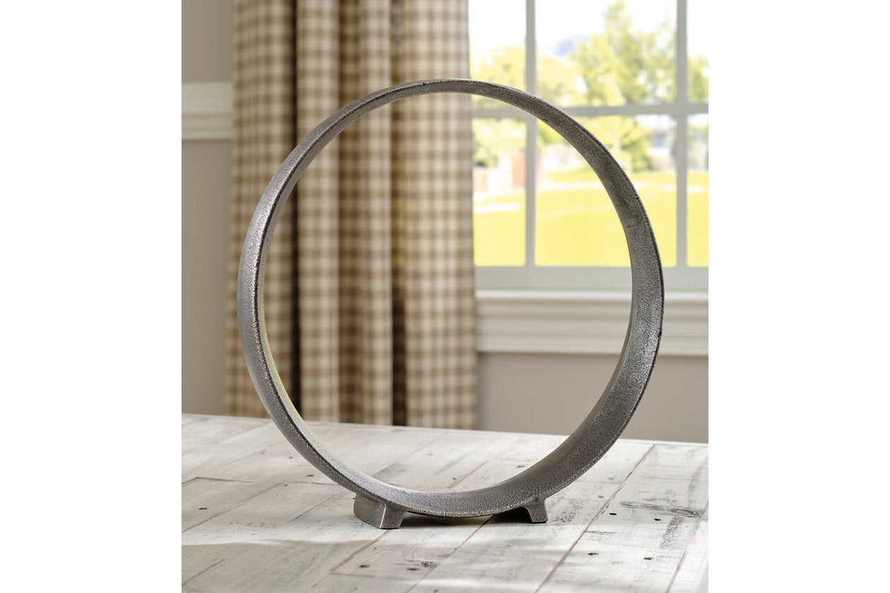 Ryandale Antique Pewter Finish Sculpture, Set of 2 - A2000502 - Luna Furniture - Dallas Store