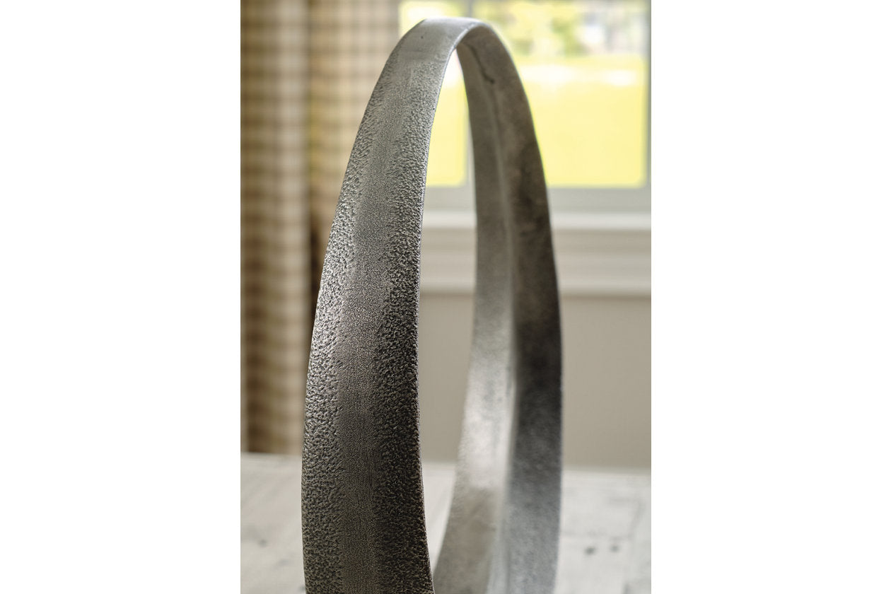 Ryandale Antique Pewter Finish Sculpture, Set of 2 - A2000502 - Luna Furniture - Dallas Store