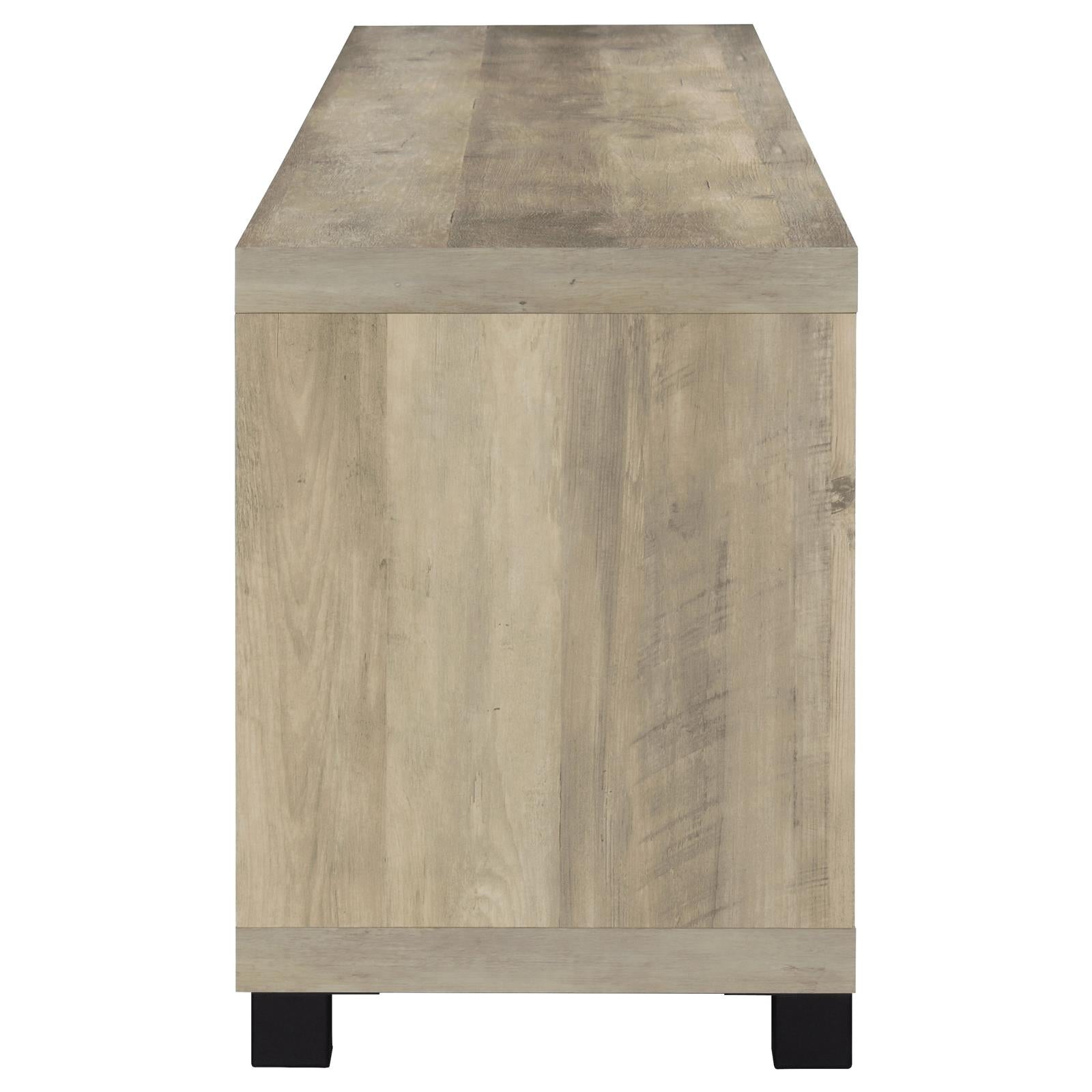 Sachin Rectangular TV Console with Glass Doors - 736283 - Luna Furniture - Dallas Store