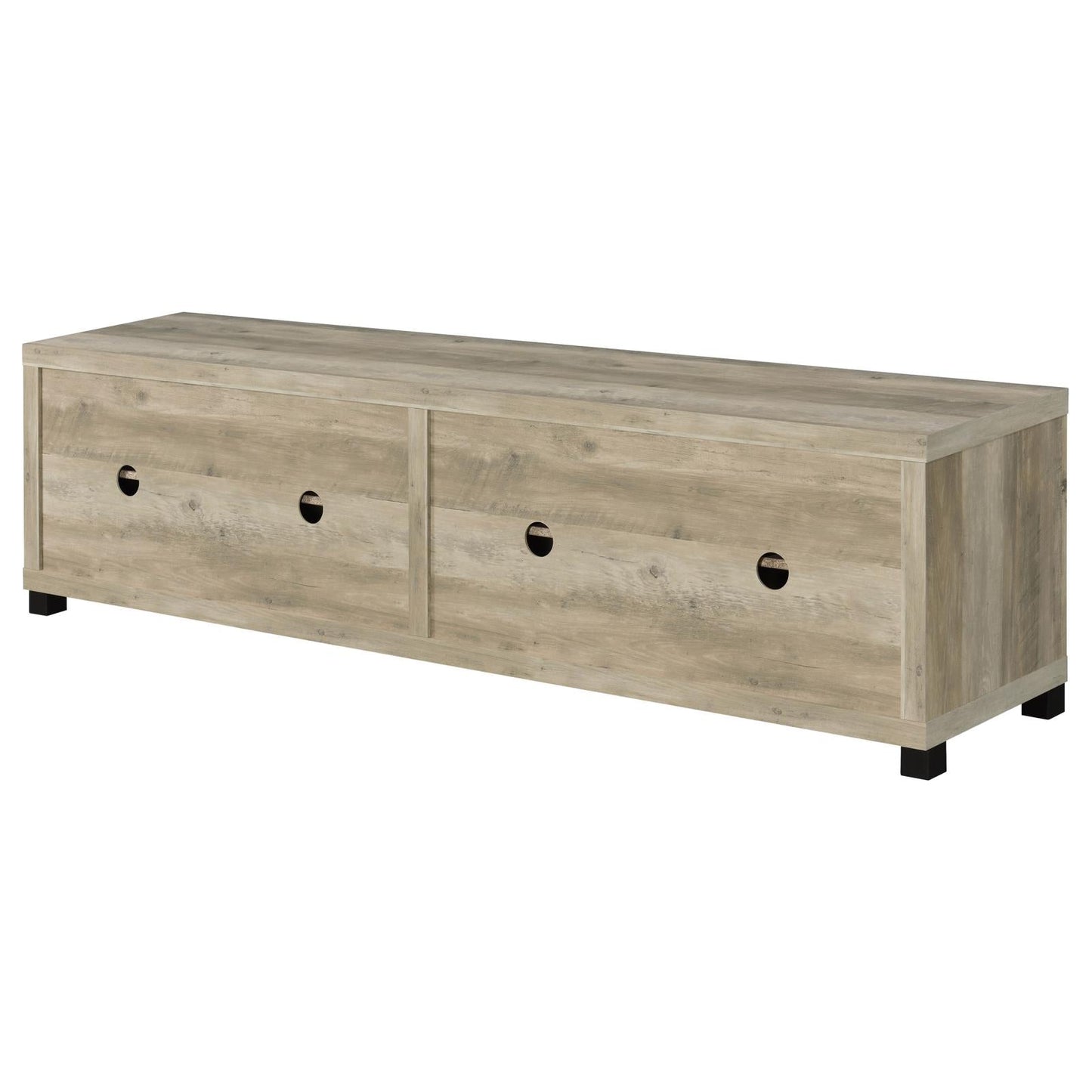 Sachin Rectangular TV Console with Glass Doors - 736283 - Luna Furniture - Dallas Store