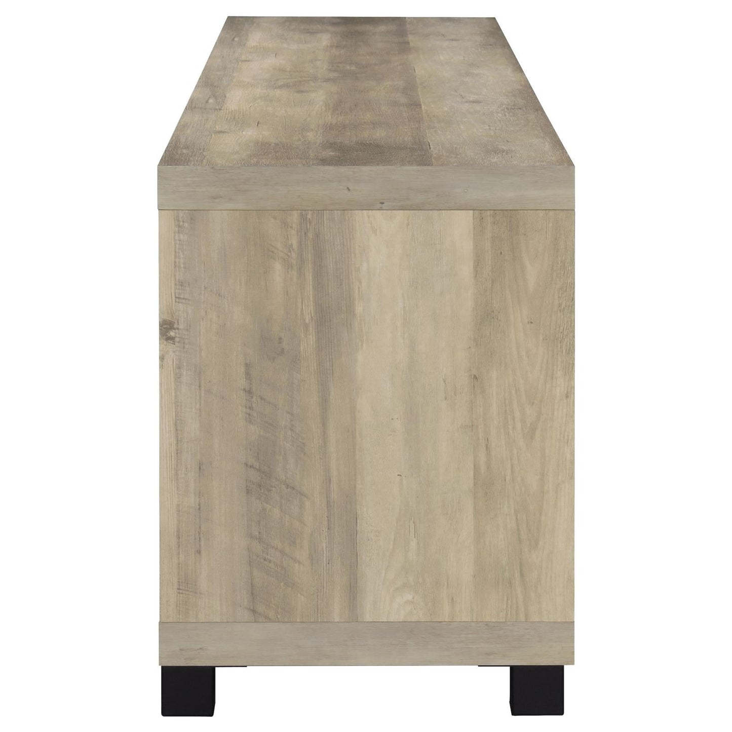 Sachin Rectangular TV Console with Glass Doors - 736283 - Luna Furniture - Dallas Store