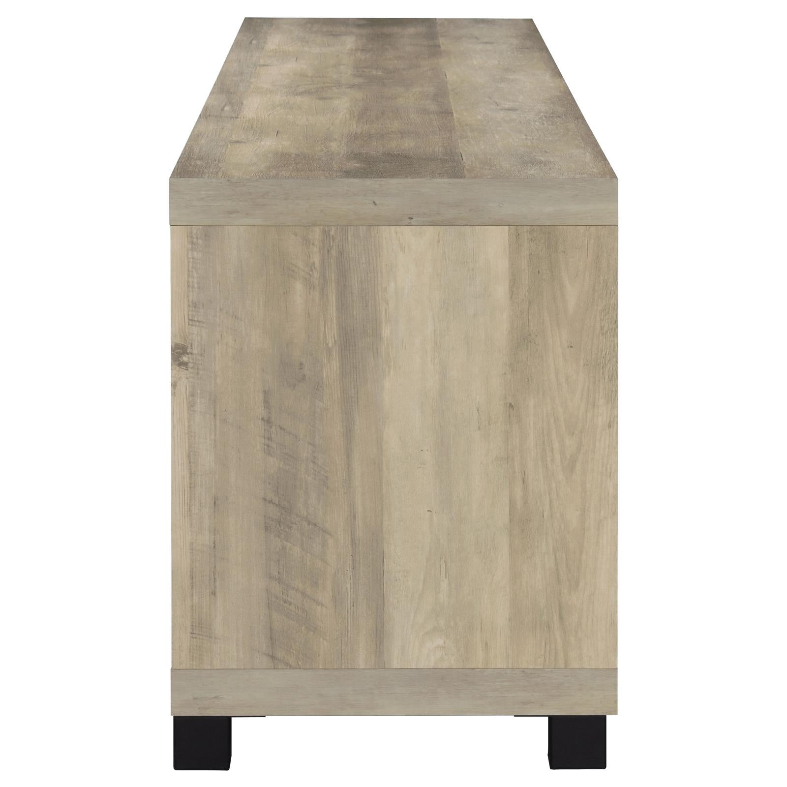 Sachin Rectangular TV Console with Glass Doors - 736283 - Luna Furniture - Dallas Store