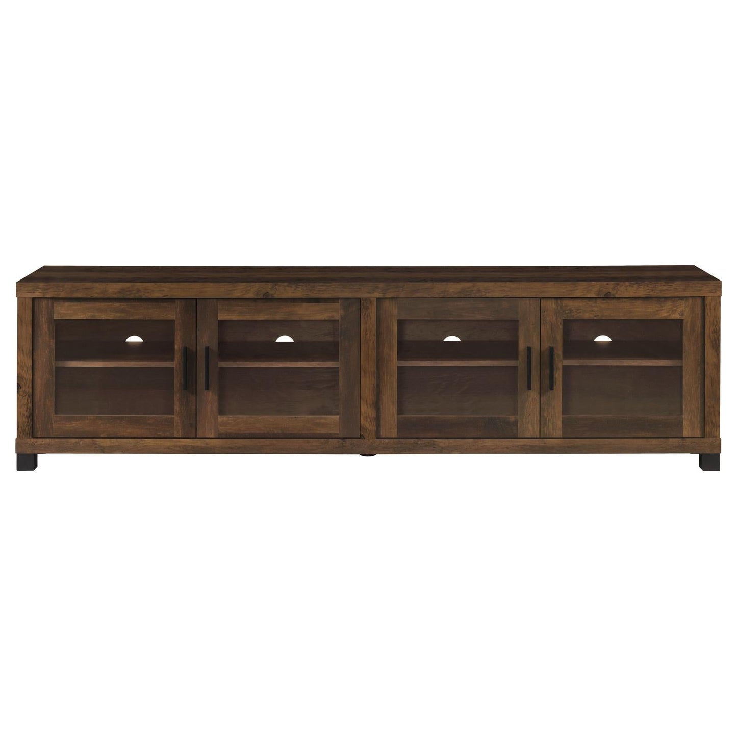 Sachin Rectangular TV Console with Glass Doors - 736293 - Luna Furniture - Dallas Store