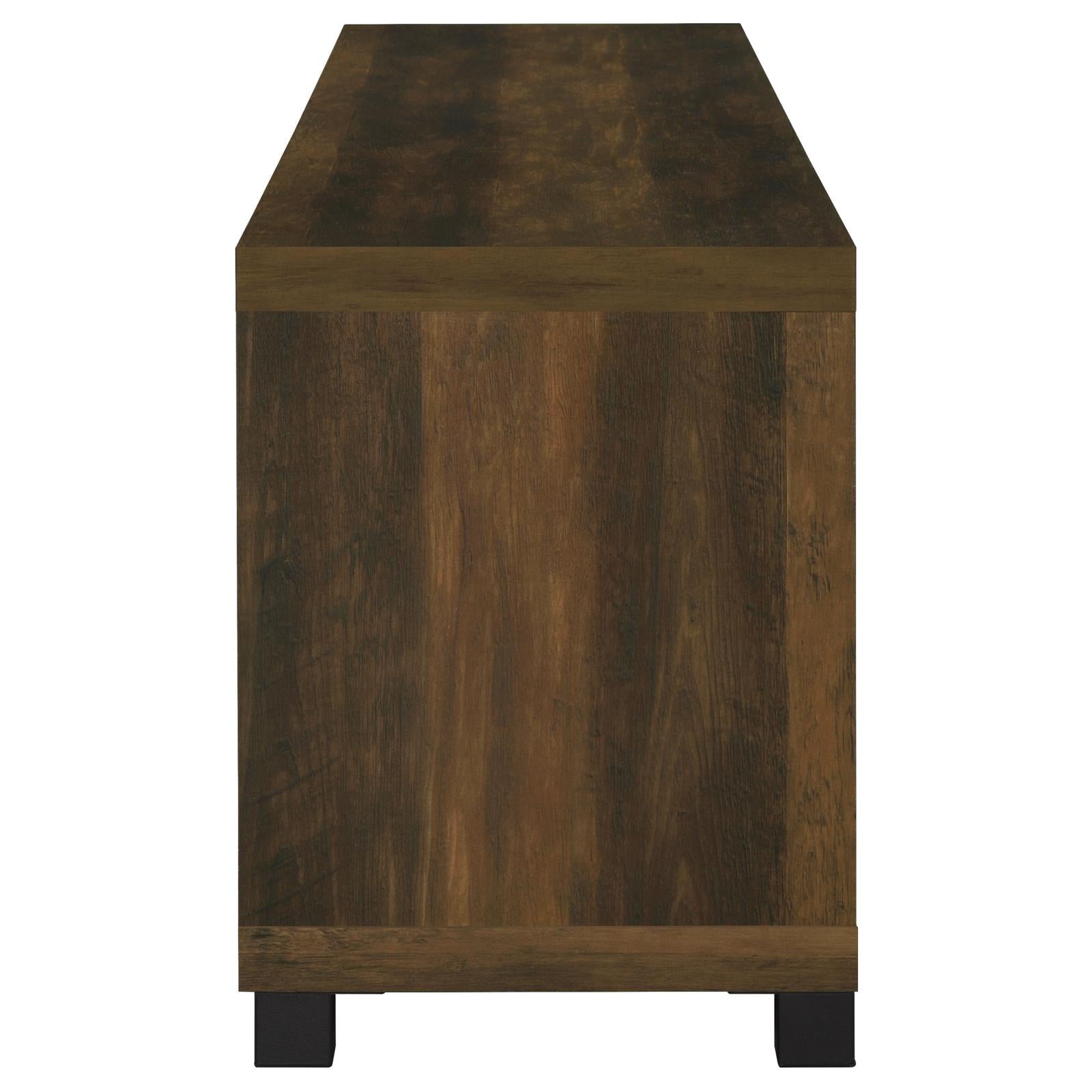 Sachin Rectangular TV Console with Glass Doors - 736293 - Luna Furniture - Dallas Store