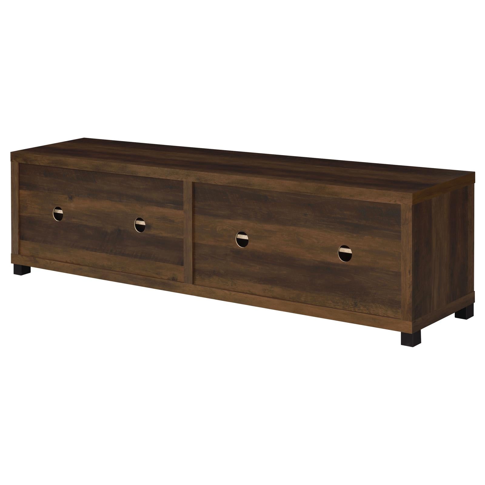 Sachin Rectangular TV Console with Glass Doors - 736293 - Luna Furniture - Dallas Store