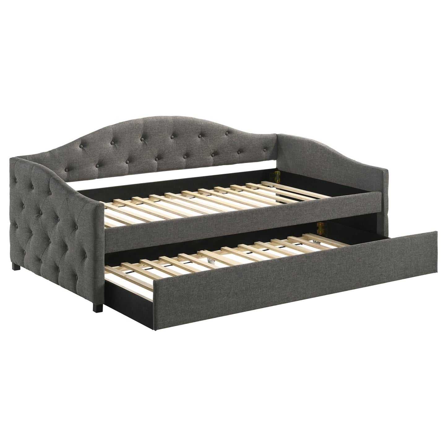 Sadie Upholstered Twin Daybed with Trundle - 300638 - Luna Furniture - Dallas Store