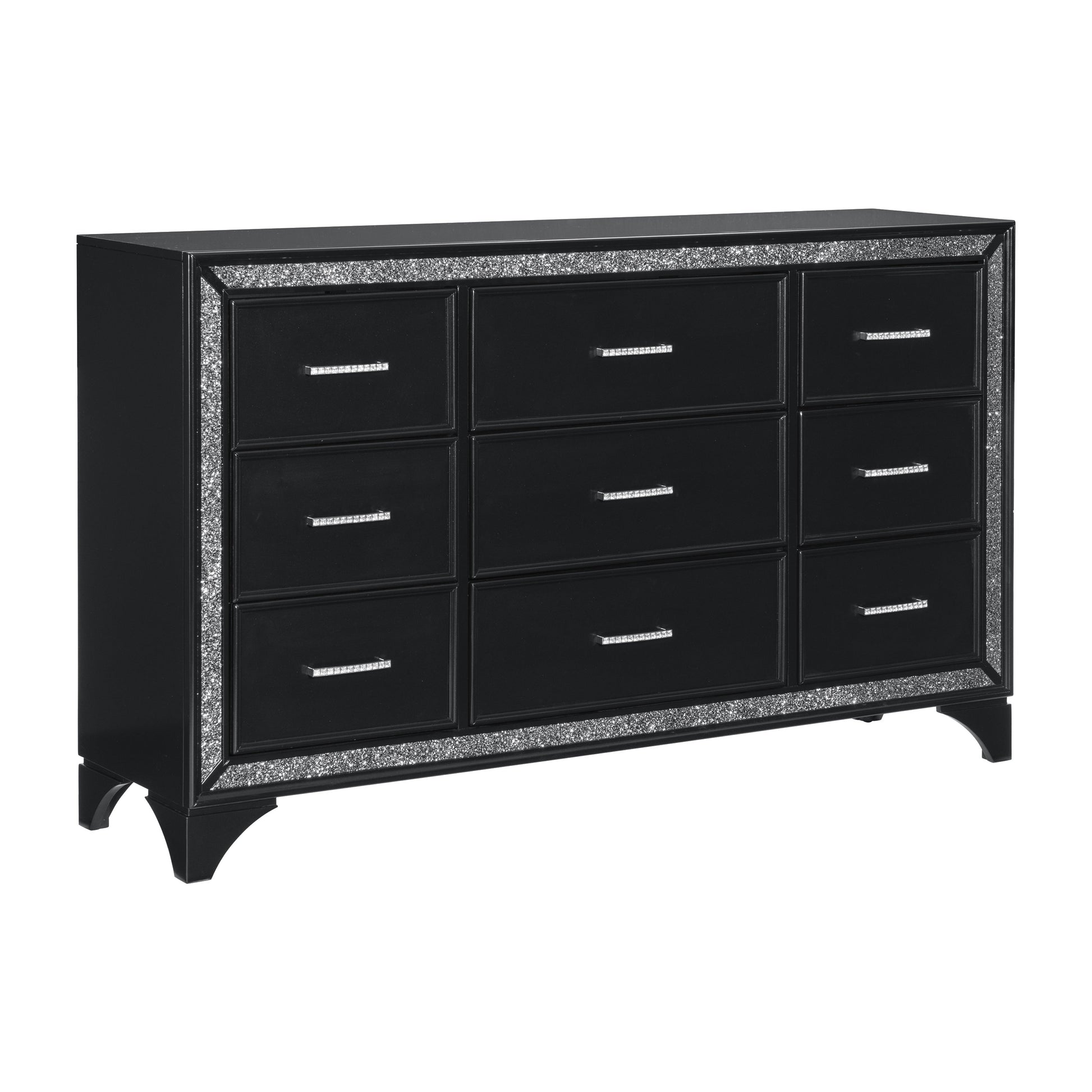 Salon Black Dresser - 1572BK-5 - Luna Furniture - Dallas Store