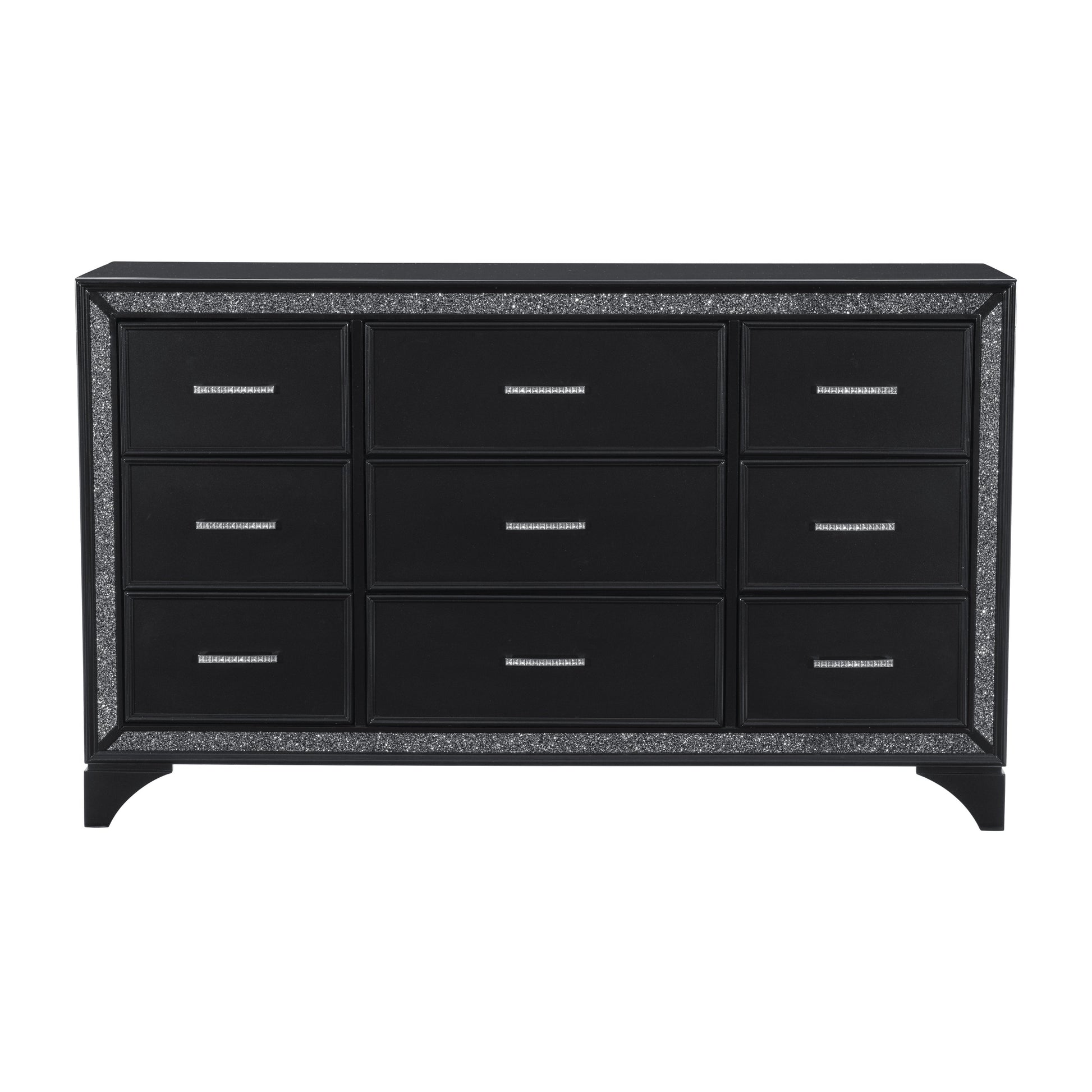 Salon Black Dresser - 1572BK-5 - Luna Furniture - Dallas Store