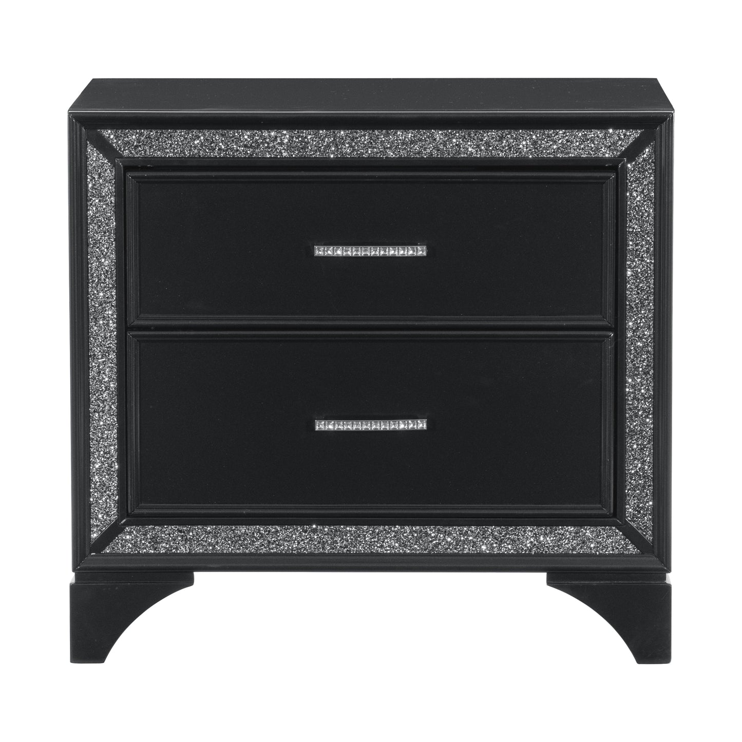 Salon Black Nightstand - 1572BK-4 - Luna Furniture - Dallas Store